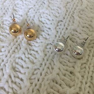 2 sets Ralph Lauren stud earrings